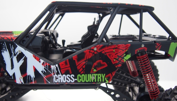 22216 CRAZY-CRAWLER 1:10 4WD RTR LED 1/2prop rot
